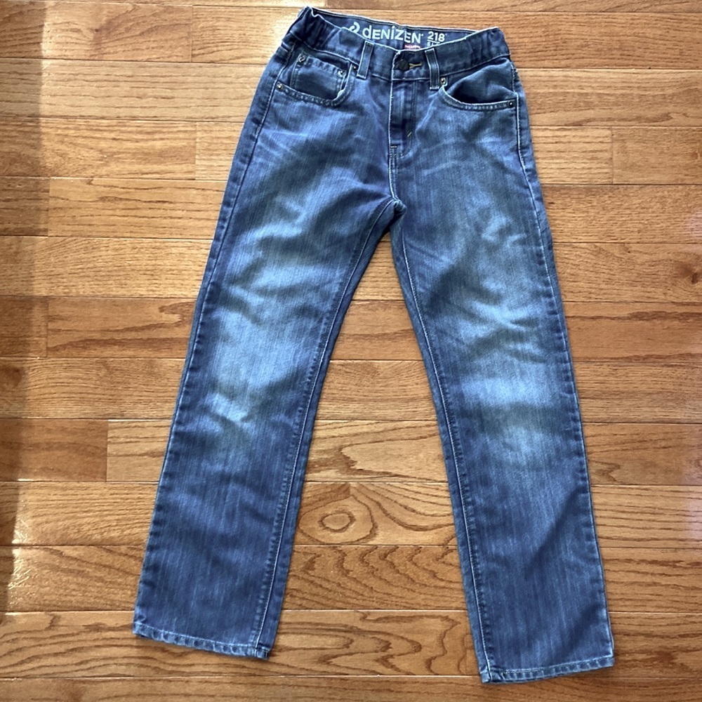 Adjustable waist straight fit jeans size 12 regular
